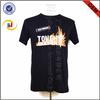 Ventas directas de fábrica 160g negro cuello redondo algodón cultural publicidad camisa impresión estampada camiseta manga corta al por mayor