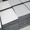 Personalizado de Fábrica Venta al por Mayor 1-6mm Puro Alfombrilla de Ratón Rollo de Goma Material Fibra de Poliéster Lámina para Teclado Antideslizante Engrosado