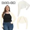 Chal de Protección Solar para Deportes de Golf de Verano Chal para Montar al Aire Libre Manga Integrada para Mujer Sombrilla Multiusos Manga de Seda de Hielo