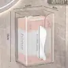 Caja de Pañuelos de Pared, Caja de Almacenamiento de Pañuelos sin Perforaciones, Caja Creativa de Almacenamiento en Pared para Baño