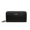 Carteira Masculina Personalizada com Múltiplos Porta-Cartões, Bolsa de Mão Portátil, Bolsa Clutch Grande com Zíper, Porta-Cartões Masculino
