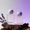 En stock: Botella de perfume de vidrio transparente de 15 ml, botella de recarga de perfume, botella con atomizador, botella de vidrio vacía, juego de alta gama