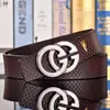 Cinturón de Cuero para Hombre de Moda Celebridad de Internet Tiktok Cinturón de Piel de Vaca Casual para Hombre Transfronterizo Cinturón Negro para Pantalones Hombres Cuadros
