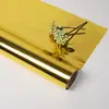 Tapete Espelhado Dourado para Casamento Decoração de Casamento Espessa Papel Espelhado Passarela Fotografia Refletiva Espelho Macio