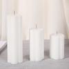 Vela artesanal de cera en columna Flor de Hielo para el hogar sin humo para aromaterapia al por mayor iluminación de emergencia boda iglesia vela cilíndrica aromática