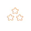 Estrella de cinco puntas colorida pequeña torsión redonda amor cadena para teléfono móvil llavero materiales decorativos accesorios para joyería DIY al por mayor