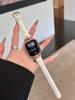 La Correa de Cuero con Patrón de Bambú Firma de la Reina Madre es Adecuada para Apple Watch iWatch 12ª Generación 11/10 Ultrase