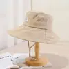 Sombrero de Pescador Delgado Estilo Japonés para Mujer Modelo Nuevo 2025 con Ala Ancha Sombrero de Protección Solar Sombrero de Sol para Exteriores Protección UV