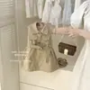 Ropa infantil estilo coreano 2026 verano nuevo vestido sin mangas para niñas, vestido de trabajo con diseño de moda para bebé, vestido tipo tank top