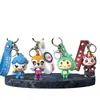 Pingente de chaveiro de mascote de desenho animado 3D personalizado, boneca de resina tridimensional, chaveiro de PVC feito sob medida com base no seu design