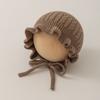 Gorro de Invierno para Bebé con Encaje Dulce, Gorro de Lana Tejida para Niñas, Gorro Cálido para Protección de Orejas de Bebé Pequeño, zxh10