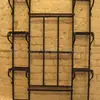 Marco de Soporte de Almacenamiento de Hierro Europeo Artesanía Metálica Marco de Hierro Forjado Marco de Soporte Decorativo Forjado Marco de Hierro para Colgar en la Pared