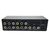 Distribuidor Vsp4Av Av Uno a Cuatro 1 Entrada 4 Salidas Distribuidor de Audio y Video Av Rojo Amarillo Blanco Pantalla Dividida Estándar Europeo