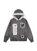 Jaqueta Patchwork Estilo Americano Solta com Gola de Pelo para Homens e Mulheres, Nova Coleção Primavera 2026 High-End Nicho Casual Moletom