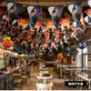 Guirlanda de Halloween Decoração de Festa de Halloween Suprimentos Bandeira de Bar Serpentinas Adereços de Decoração de Halloween
