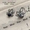 Aleación Oscura Tipo Lava Líquida Halloween Zirconio Murciélago Araña Colgante DIY Accesorios de Colgante Hechos a Mano Cuentas