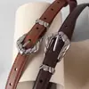 Cinturón de diseñador de nicho para mujer, estilo INS, para combinar con jeans, cinturón de cintura decorativo, personalizado, moderno, versátil, en stock