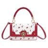 Bolsa de Mão de Textura de Alta Qualidade Moda Feminina Primavera e Verão 2025 Nova Bolsa Transversal Nicho da Moda Estilo Estrangeiro Versátil Bolsa Quadrada Pequena