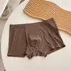 Ropa Interior para Hombre, Verano Más Vendida, Delgada, Transpirable, Algodón de Seda de Hielo, Calzoncillos tipo bóxer, Ropa Interior de Seda de Hielo para Hombre, Modal