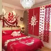 Decoração e Arranjo de Quarto de Casamento, Paredes de Fundo para Quartos Masculino e Feminino, Decorações de Casamento para Sala de Estar, Suprimentos de Casamento para Casa Nova, e uma Coleção Completa de Itens para Celebração de Casamento