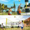 Suministro transfronterizo al por mayor y al por menor red de voleibol de cuatro lados con aire cruzado red de voleibol de aire cruzado red de voleibol de playa portátil