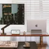 Soporte Vertical para Laptop Tres en Uno Estante de Almacenamiento para Teléfono Móvil y Tableta Rack Vertical de Aluminio para Escritorio
