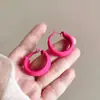 Brincos Maillard de Alta Qualidade Cor Vermelha Ankora para Mulheres Ano Novo e Natal Brincos Elegantes Design de Nicho Outono e Inverno