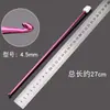 Directo del fabricante: Ganchillo de aleación de aluminio con mango largo 27cm Herramienta de tejido para el hogar, ganchillo de metal colorido de alta calidad