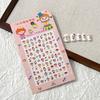 Pegatinas luminosas en relieve 5D de Sanrio para decoración de uñas, diseño de dibujos animados, kulomi, lindas pegatinas para uñas para niños, joyería adhesiva para bebés