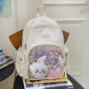 Mochila Nueva Estilo Japonés Fresca Estudiante Transparente Bolsa Dolor 2025 Linda Moda Bolsa de Viaje