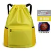 Bolsa de baloncesto de bolsillo con cordón para el hombro, bolsa de entrenamiento de fútbol, bolsa de baloncesto de tela Oxford, bolsa de publicidad para clubes, venta al por mayor