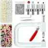 Máquina Popular Transfronteriza de Perlas Prensadas a Mano, Máquina Manual para Incrustar Perlas de Imitación sin Agujeros, Mayorista de Clavos de Cuatro Garras para Perlas Prensadas a Mano en Stock