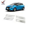 Adecuado para Nissan 21 Note E13, malla central modificada con lentejuelas de acero inoxidable.