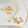 Cuentas de oro de 14 quilates con retención de color, cuentas de rueda, cuentas de neumático, cuentas de pulsera para bricolaje, cuentas hechas a mano, accesorios de joyería, cuentas sueltas
