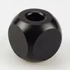 Porta Plumas Metálico Porta Plumas Inserto Pequeño para Plumas Cuadrado Barril Negro para Pluma Base para Cepillos de Dientes de Pareja Porta Cuchillas Papelería para Estudiantes