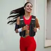 Bolsa para Celular para Corrida, Bolsa Colete para Montanhismo ao Ar Livre, Bolsa Colete para Ciclismo Caminhada, Mochila Leve para Armazenamento de Esportes, Bolsa para Garrafa de Água