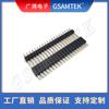 Paso 2.54 Cabezal de Pin de Tres Plásticos Espaciamiento 2.54 Altura de Plástico 2.54 Cabezal de Pin de Tres Plásticos Conector Digital Dongguan