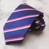 Corbata de Hombre 8cm Formal Nudo Hecho a Mano Sin Nudos Cremallera Camisa de Mujer Negocios Gama Alta Estampada Azul Oscuro Rojo Negro