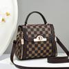 Bolso Cuadrado Pequeño Estampado de Verano 2025 Nueva Moda Bolso de Mujer Gran Capacidad Portátil Bolso de Hombro Bolso Cruzado de Mujer Transfronterizo