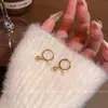 Pendientes de Perla Dulces y Elegantes Estilo Coreano para Mujer, Popular Diseño de Nicho de Lujo, Pendientes de Gama Alta, Accesorios para Orejas de Moda y Versátiles