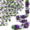 Guirnalda de Rosas Simuladas, Ratán de Flores Falsas, Decoración de Tubería de Agua para Aire Acondicionado Doméstico, Arco de Boda Envuelto con Ratán de Vid de Peonías