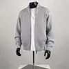 Novos suéteres de tricô para outono e inverno, cardigãs para homens e mulheres, corte justo estilo old money, gola alta, quentes, atacado de fábrica transfronteiriço