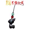 Llavero de Gato de Madera de Ébano Yiming Xianyuan Creativo Personalizado Lindo Colgante para Cadena de Bolso de Teléfono de Gato