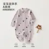 Ropa para Bebé Anyang Pelele para Bebé Clase A Algodón Puro Manga Larga Traje para Gatear Pijama para Bebé Body de Jacquard Sin Costuras