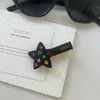 Pasador de Pelo Coreano con Diamantes de Colores en Forma de Estrella para Mujer 2025 Nuevo Pasador de Flequillo de Gama Alta Pasador Lateral Pinza de Pato Accesorio para el Cabello