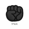 Patch autoadesivo para jaqueta de penas, adesivo de tecido bordado, remendo para buraco rasgado infantil, subsídio para reparo sem costura, patch decorativo preto para roupa