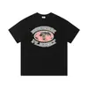 Bpm Transfronterizo Planeta Roto Estilo Americano Marca de Moda Tendencia Pareja Digital Camiseta Unisex de Manga Corta Holgada Moda de Verano Transfronteriza