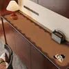 Protetor de Tampo de Mesa para Aparador Cartoon Retrô, Tapete para Gabinete de TV, Protetor de Tampo de Balcão de Vinho à Prova d'Água e de Óleo, Toalha de Mesa para Sapateira