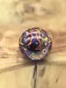 Patrimonio Cultural Inmaterial: Cultura del Arte Tradicional de Laca China - 12 Cuentas Grandes de Laca, Pulsera DIY de una Sola Cuenta, Cuentas de Rosario, Laca con Incrustaciones de Nácar, Cuentas Sueltas Estilo Cáscara de Huevo