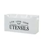 Caja de Almacenamiento de Utensilios de Cocina Retro Transfronteriza Soporte de Pared para Palillos Cuchara Tenedor y Cuchillo Caja Organizadora de Utensilios de Cocina de Madera Maciza